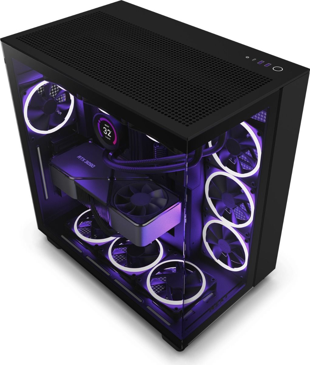 NZXT H9 FLOW Black Chassis - ExtremePC