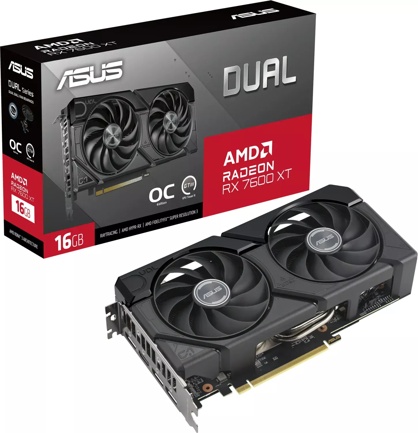 asus radeon rx 7600 xt dual oc 16gb review